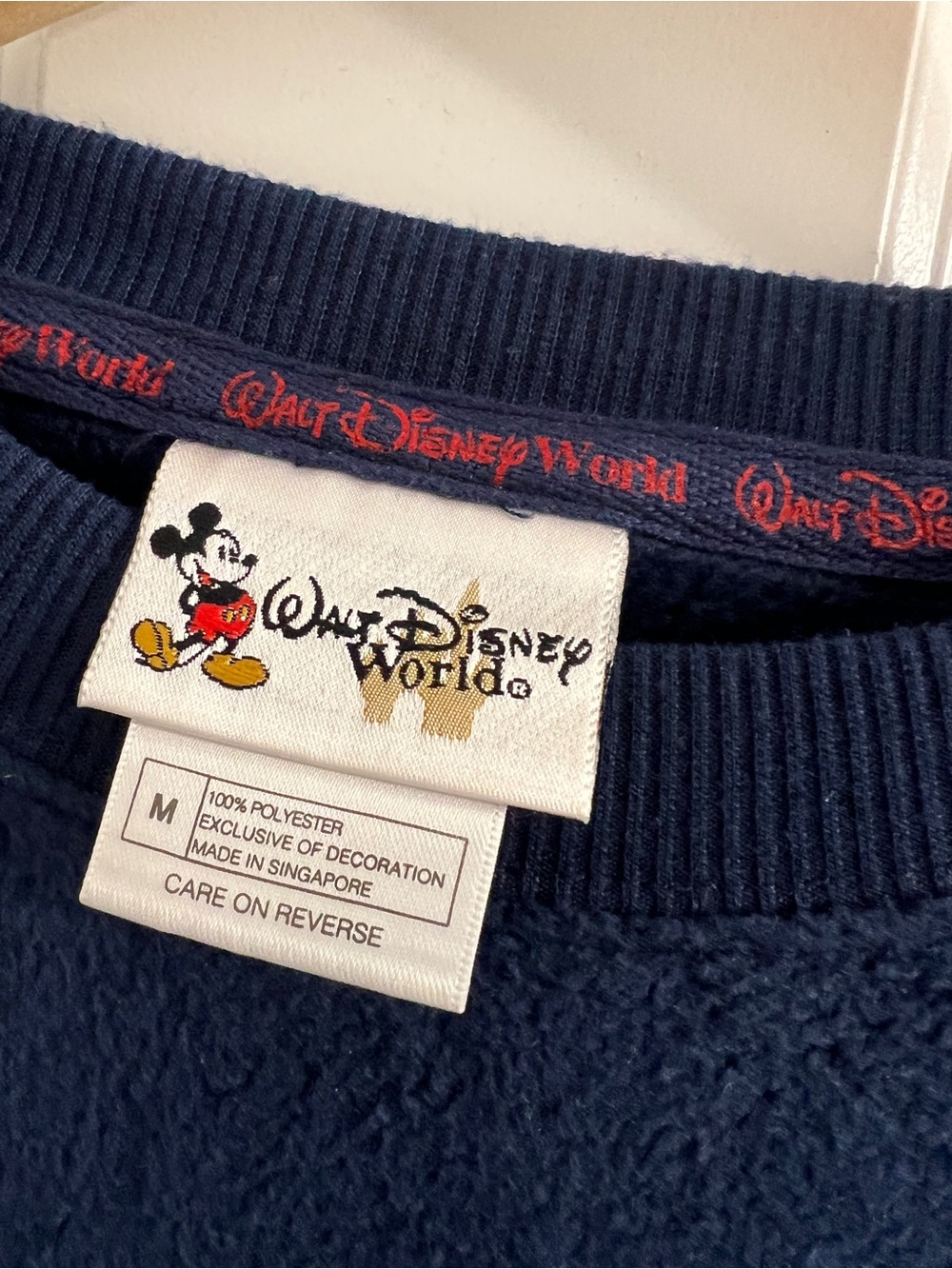 Official Disney-world Winnie the Pooh Navy- Cloud Soft Sweatshirt- Medium - Picture 3 of 5